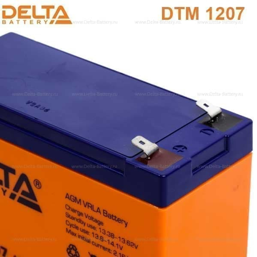 Аккумуляторная батарея Delta DTM 1207 (12V / 7.2Ah)