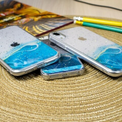 Силиконовый чехол Акварель для Samsung Galaxy A30, 011856