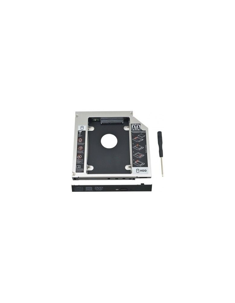 ORIENT Адаптер UHD-2SC12, для 2.5” SATA HDD для установки в SATA отсек оптического привода ноутбука 12.7 мм (30263)