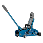 Домкрат гидравлический подкатной с фиксатором, 2.5 т, Safety Pin, 140-385 мм, в кейсе Stels