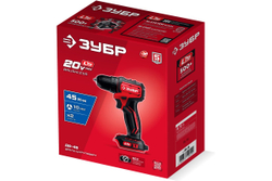 Бесщеточная дрель-шуруповерт ЗУБР 20 В, 45 Н·м, без АКБ (LMS) ДБ-45