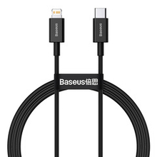 USB-C - Lightning Кабель Baseus Superior Charging+Data PD 20W 1-2m - Black