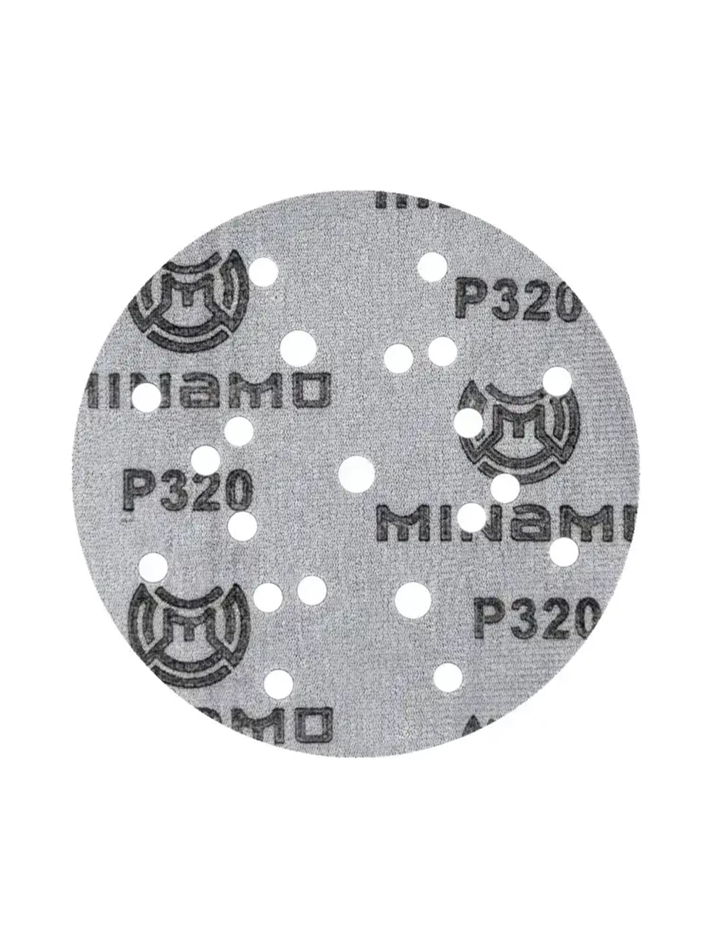 150мм P320 10шт. Шлифовальный абразивный круг для шлифовки под липучку Minamo Heavy Duty PF