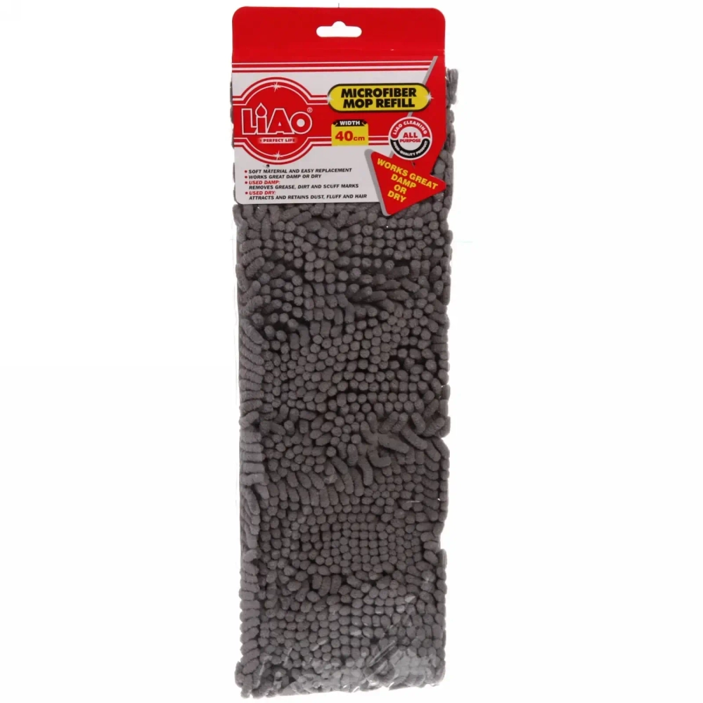Сменная насадка для швабры «Liao» микрофибра 42х12 см R130003