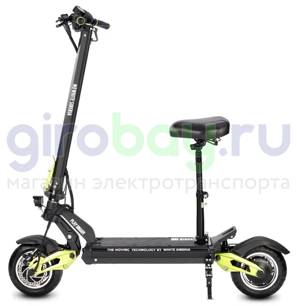 Электросамокат WHITE SIBERIA NERPA PRO 3600W Elka Green (зеленый) фото фото №5