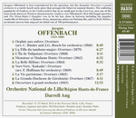Orchestre National De Lille, Darrell Ang / Offenbach: La Fille Du Tambour-Major, Orphee Aux Enfers, La Belle Helene, La Vie Parisienne, Vert-Vert, L'ile De Tulipatan (CD)