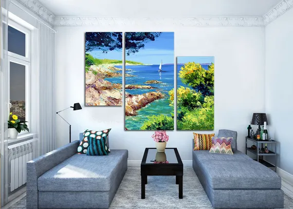 Модульная картина "Морской пейзаж"