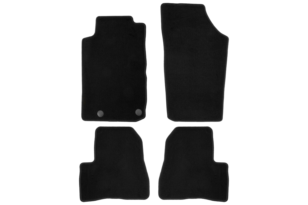 Коврики в салон для PEUGEOT 206 1998-2012, седан, хэтчбек, 4 шт. (текстиль) KLEVER01380101200K