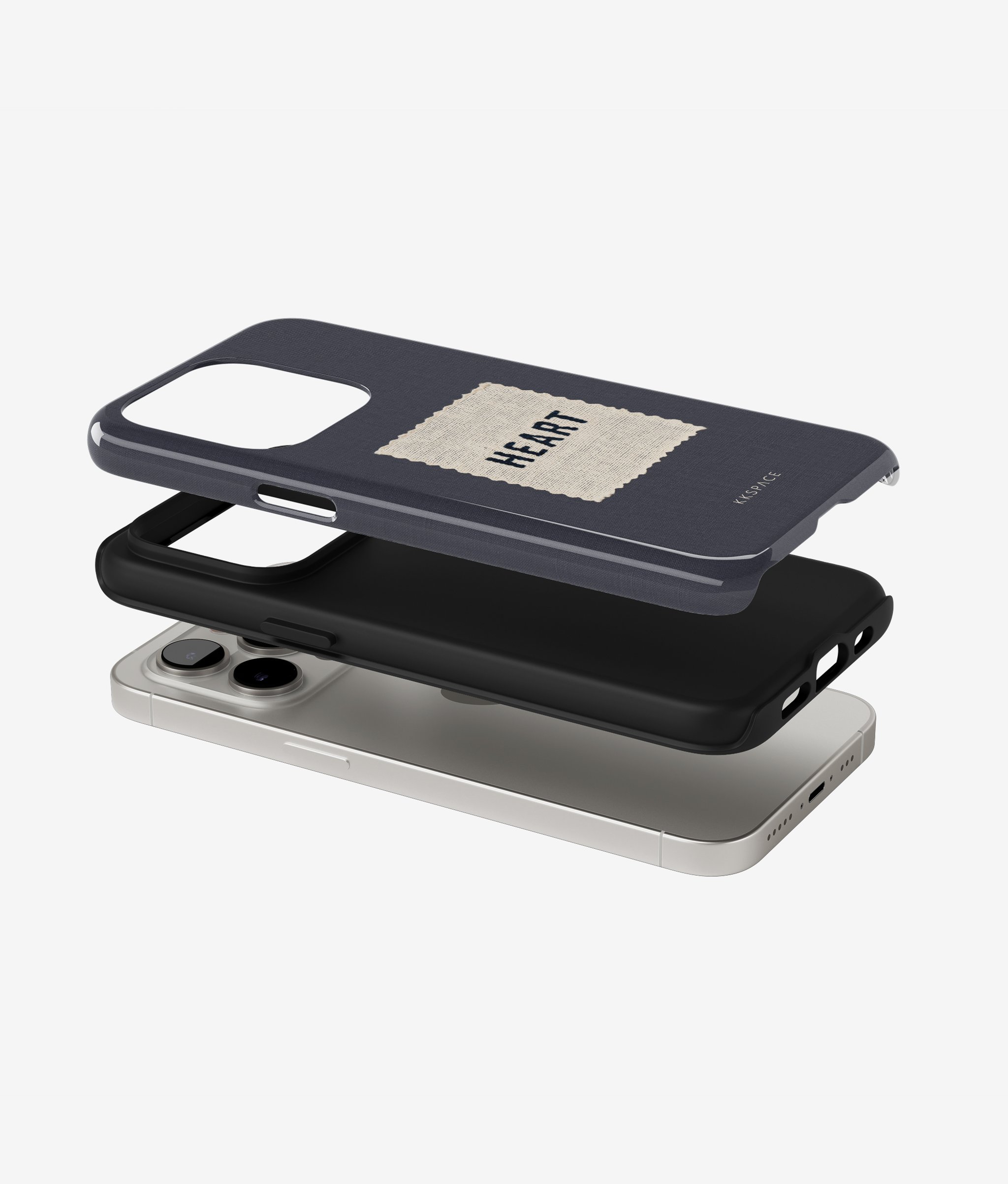 Чехол GIRLHOOD (серый) для iPhone