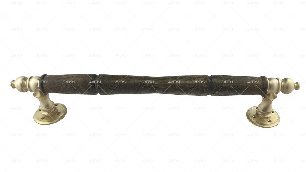 Ручка дверная скоба латунь парадная Турецкая 600 мм