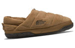 THE NORTH FACE Nuptse Corduroy Mules puffy shoes non-slip wear-resistant warm low-cut life casual shoes men's brown