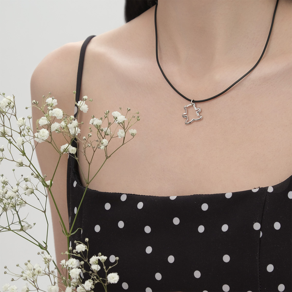 "Япанго " подвеска в родиевом покрытии из коллекции " Gammi" от Jenavi с замком карабин