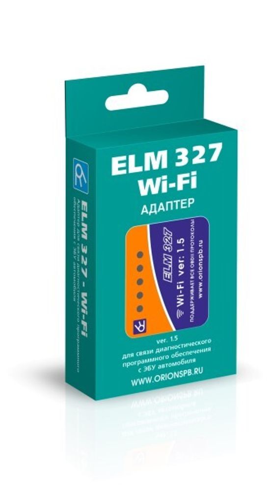 Адаптер для диагностики универсальный OBDII ELМ 327 /Wi-fi/ V 1.5 (НПП ОРИОН)