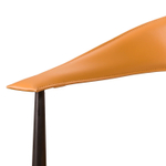 Стул с подлокотниками Rotti, кожа коричневый