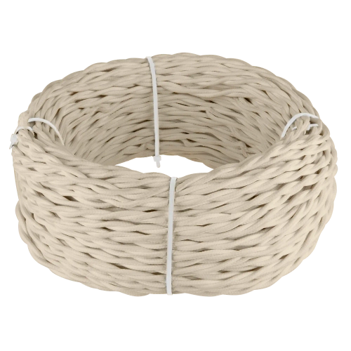 Ретро кабель витой 2х2,5 (песочный) 50 м W6452646