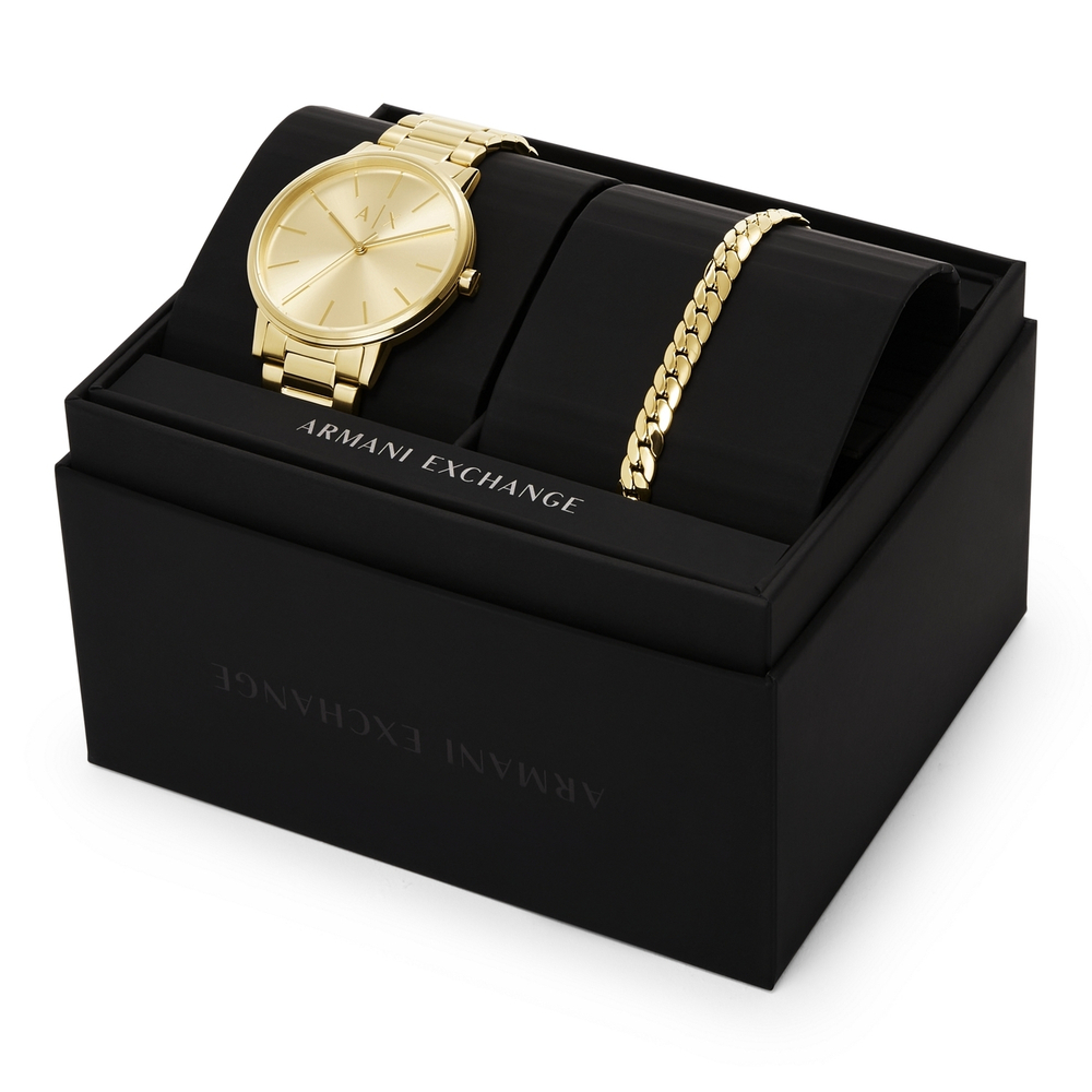 Набор с мужскими наручными часами Armani Exchange AX7144SET