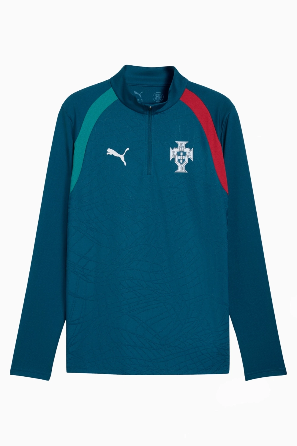 Кофта Puma Portugal 2026 Training 1/4 Zip - зеленый