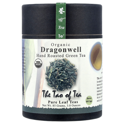 The Tao of Tea, Органический зеленый чай ручной обжарки, Dragonwell, 85 г (3 унции)