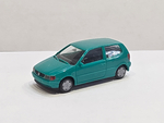 Машинка 1:87 Volkswagen (VW) Polo 2-дверный, фисташковый/синий