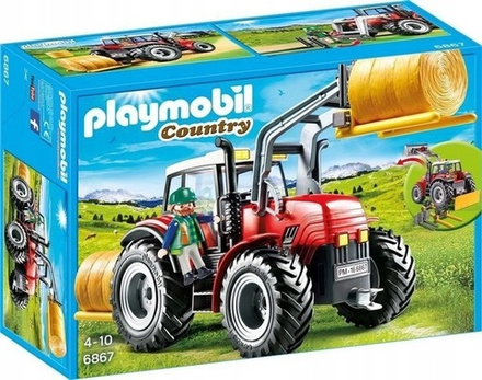 Конструктор Playmobil Country Большой трактор с оборудованием 6867