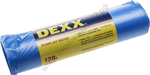 DEXX 120 л, 10 шт, голубые, мусорные мешки (39150-120)