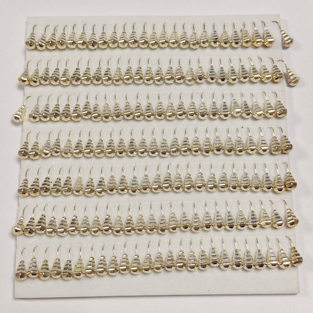 Мормышки вольфрамовые №4 0,85 гр . 1.2мм ( набор 10 штук) цена указана за 1 шту