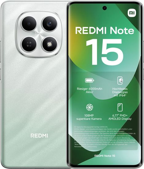 Смартфон Xiaomi Redmi Note 15 4G 6/128GB
