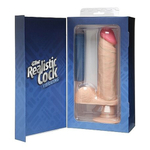 Телесный реалистичный вибратор 23,6см на присоске Doc Johnson the Realistic Cock Vibrating Dildo 1156-02-BX