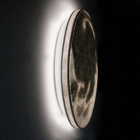 Ночник - Луна с улыбкой (36 см) на стену