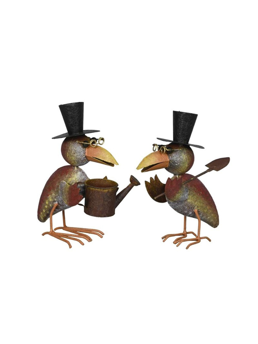 Садовый декор фигурка "Ворон-садовник" 18x12xH23 см / 19x13xH23 см CAMPO Home & Garden