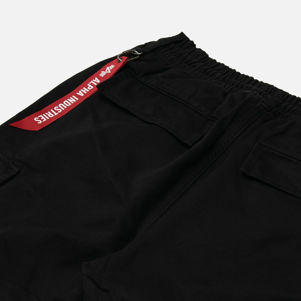 Брюки Alpha Industries Cotton Jogger black (черные)