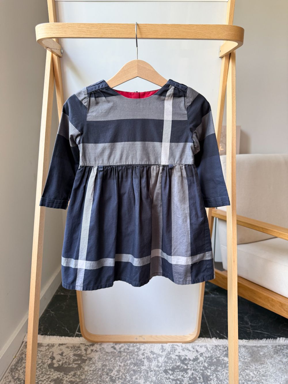 Хлопковое платье Burberry, 80