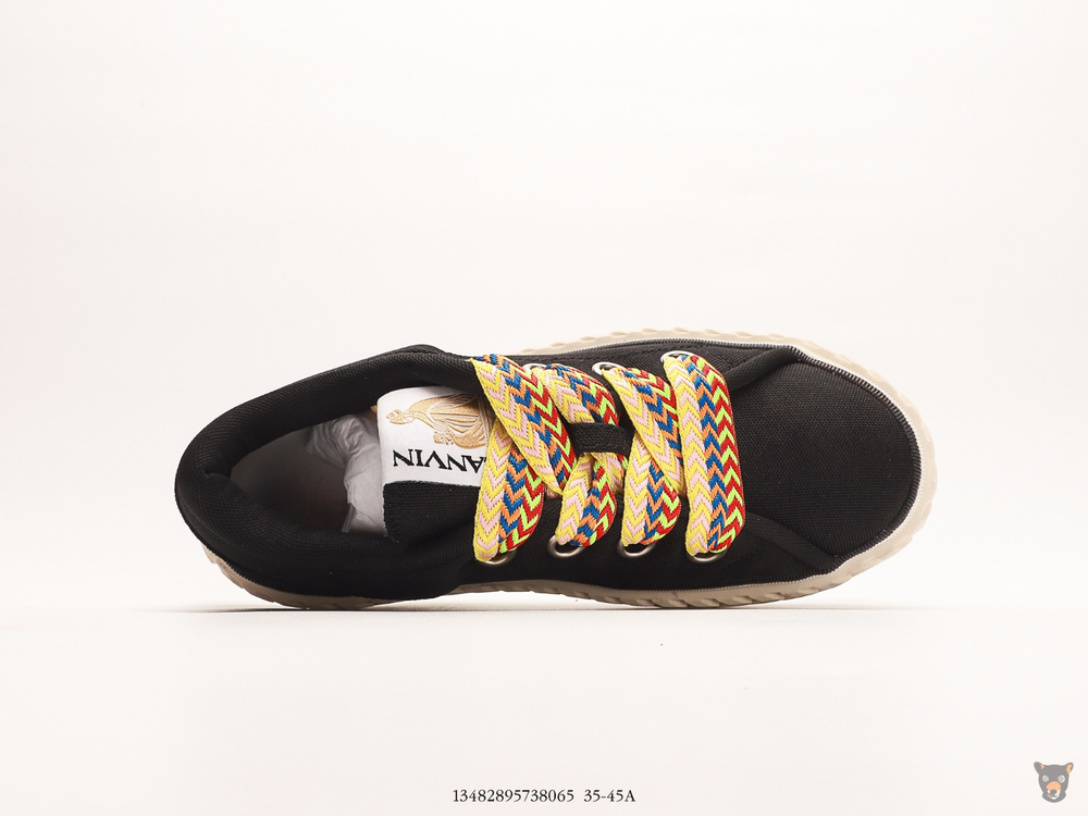 Кеды Lanvin Cotton Canvas Curbies Low-Top