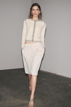 ZARA КАРДИГАН С ПРИНТОМ ОМБРЕ, ЭКРЮ