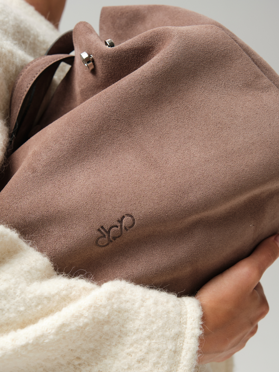 Замшевая сумка Vasilisa DBR 31210 капучино