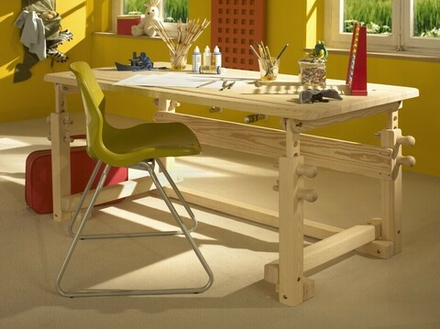 арт. 5011 Стол трансформер из натурального дерева