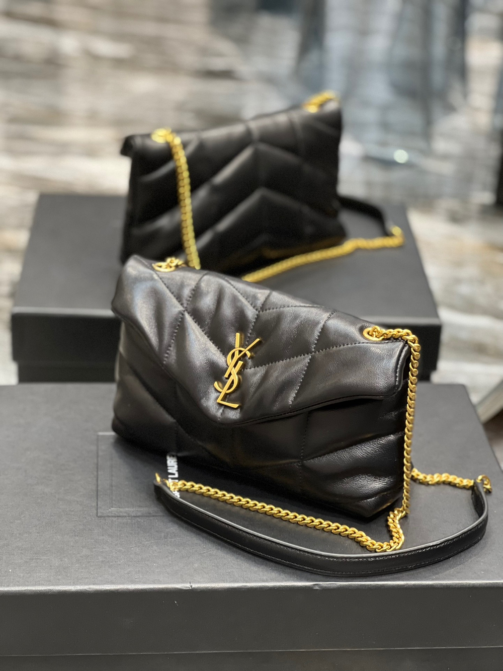 Saint Laurent Loulou Puffer Bag 23 cm
