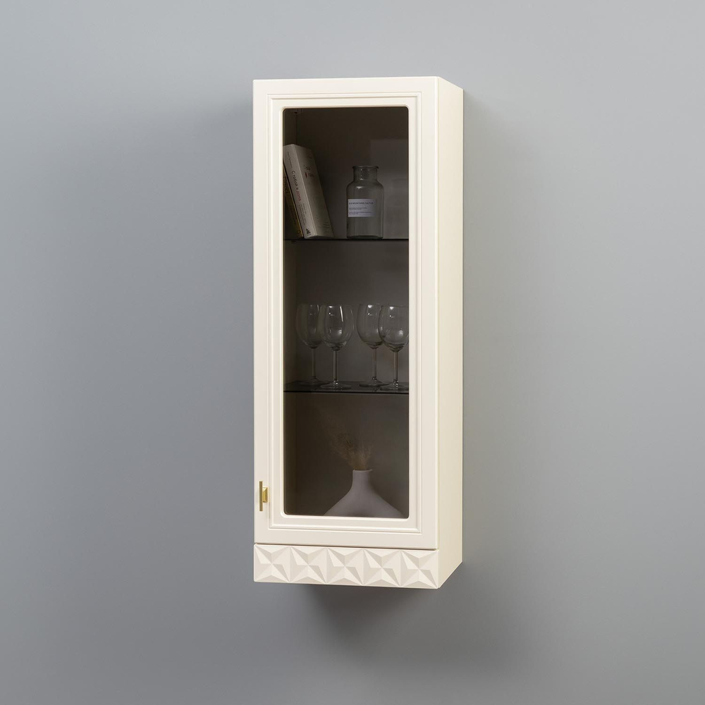 Марион шкаф навесной 16.334 Слоновая кость