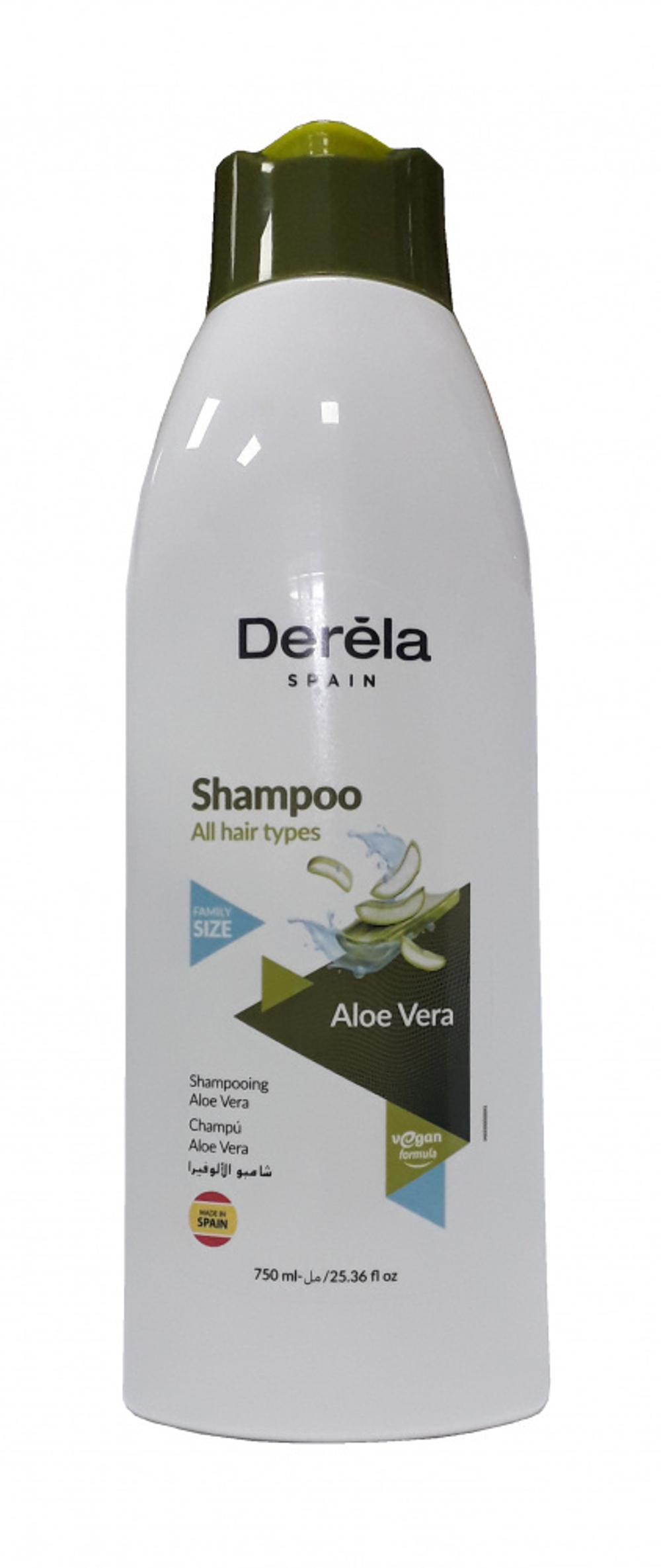 DERELA  Шампунь 750мл ALOE VERA/АЛОЭ ВЕРА*12