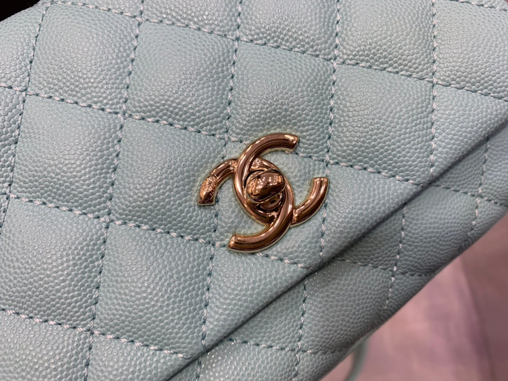 Chane1 Coco Handle Bag 19 cm