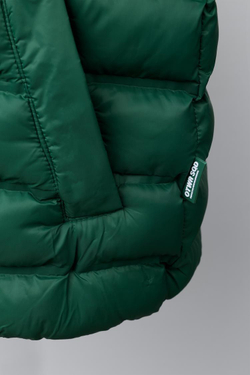 ZARA УЛЬТРАЛЕГКИЙ ВОДООТТАЛКИВАЮЩИЙ ЖИЛЕТ, ЗЕЛЕНЫЙ