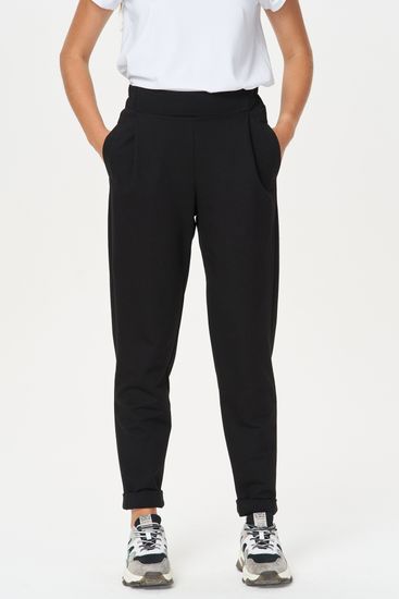 Брюки женские свободные со складками на поясе Лори B0110-O99