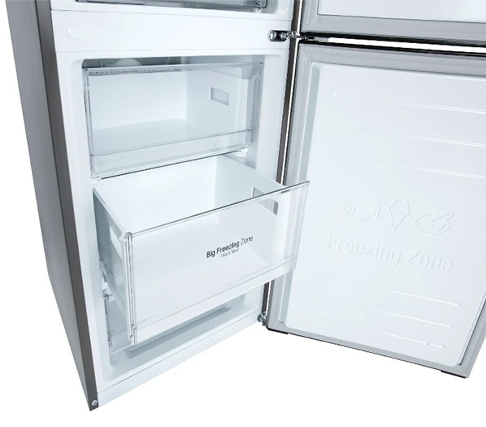 Холодильник LG GC-B509MLWM серый