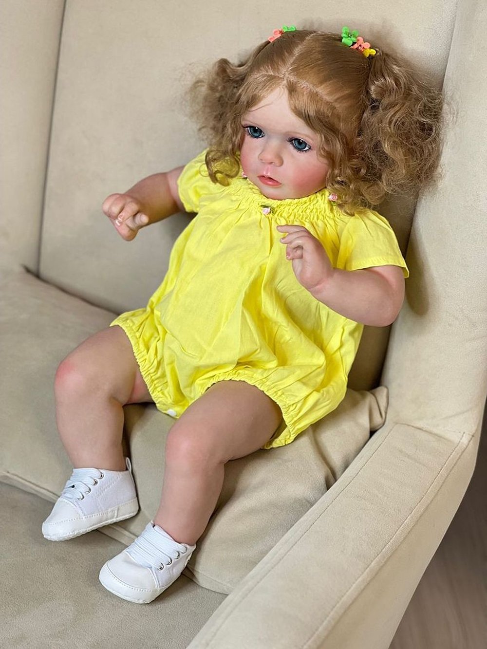 Кукла Реборн мягконабивная 60см в пакете (FA-532)