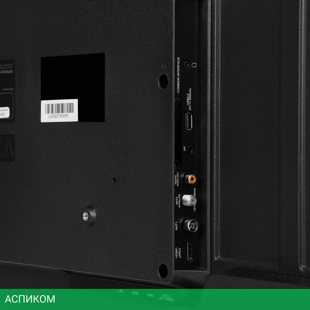 Телевизор LED Starwind 43" SW-LED43SG302