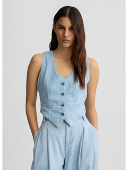 Жилет женский Gilet Denim Stripe LIU JO