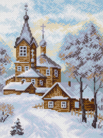 "Дорога к храму"-1013/1 канва с рисунком
