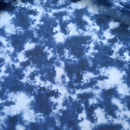 Сетка-утяжка с принтом, синий тай-дай