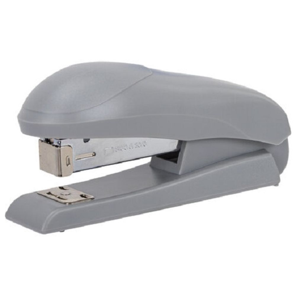 Степлер №24, Brauberg Universal, до 30л, пластиковый корпус, серый