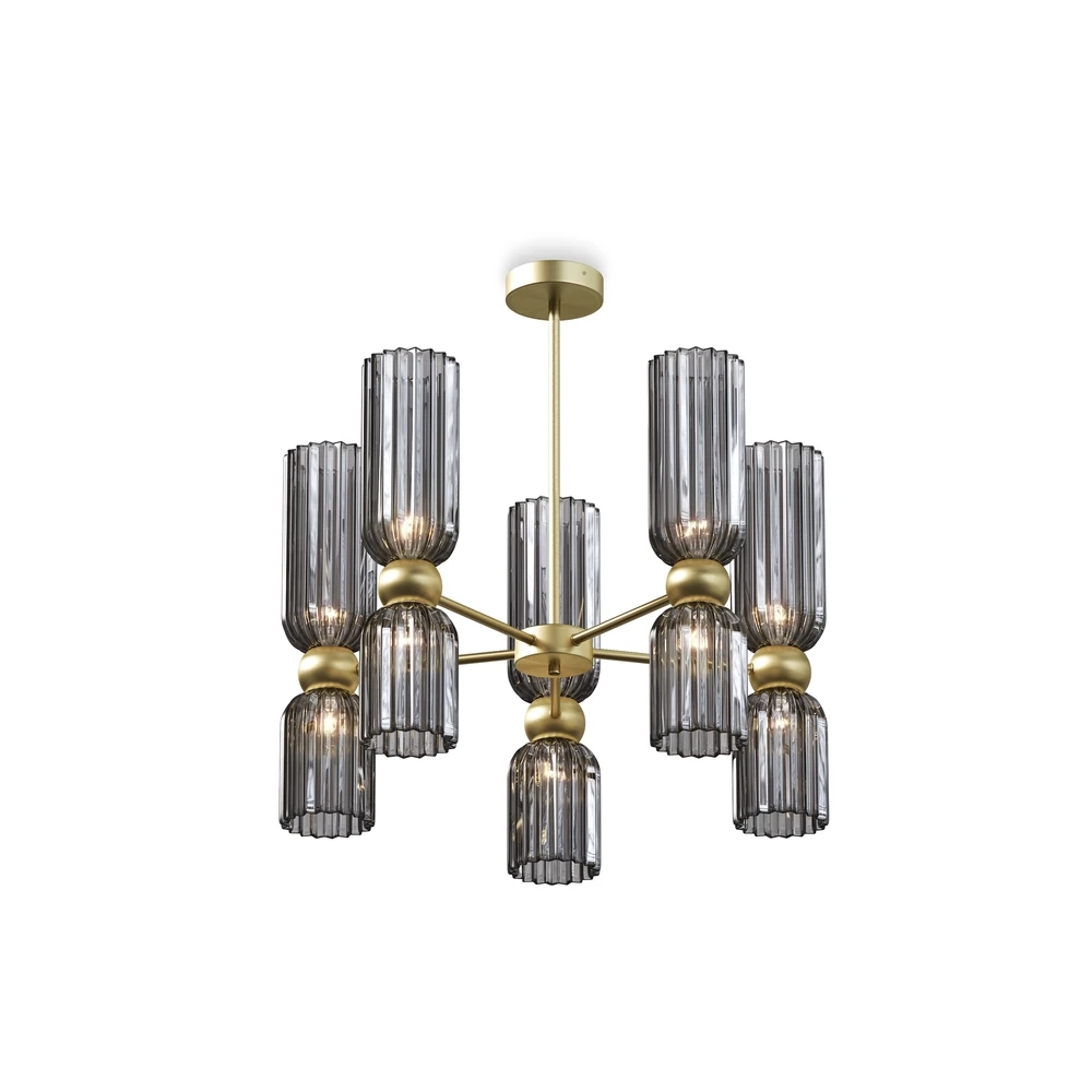 Люстра на штанге Maytoni ANTIC MOD302PL-10GR